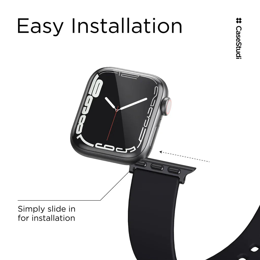 Casestudi Watch 49/46/45/44 Mm USL Series Strap - Black - Tashqila Casestudi Watch 49/46/45/44 Mm USL Series Strap - Black - Tashqila